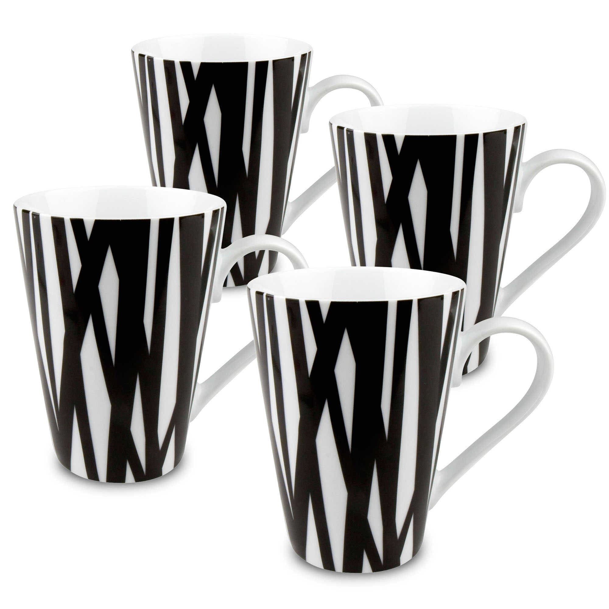 white porcelain mugs