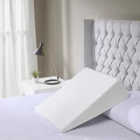 Sleep Philosophy Memory Foam White Knee Pillow - On Sale - Bed Bath &  Beyond - 21170032