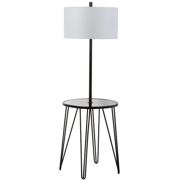 Safavieh Lighting 58-inch Ciro Side Table Floor Lamp