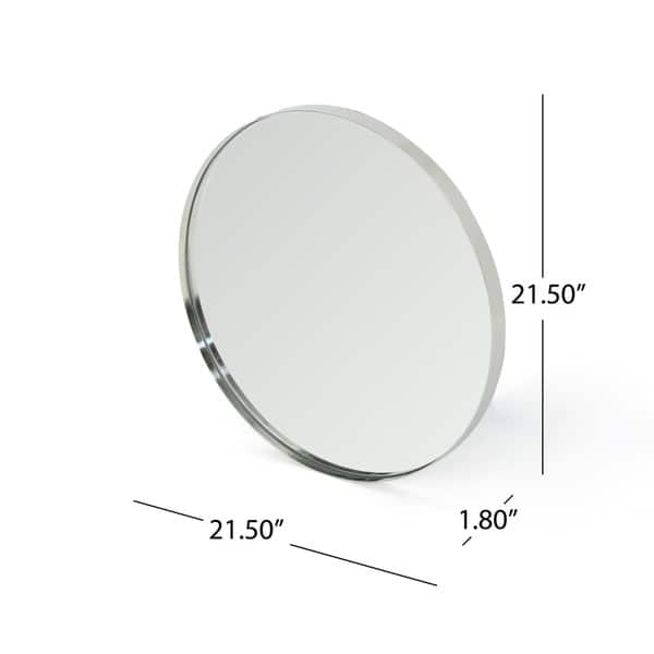 Mimi Circular Wall Mirror by Christopher Knight Home - Silver - On Sale ...