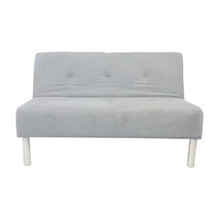 Shop Mini Futon Glacier Gray Free Shipping Today Overstock