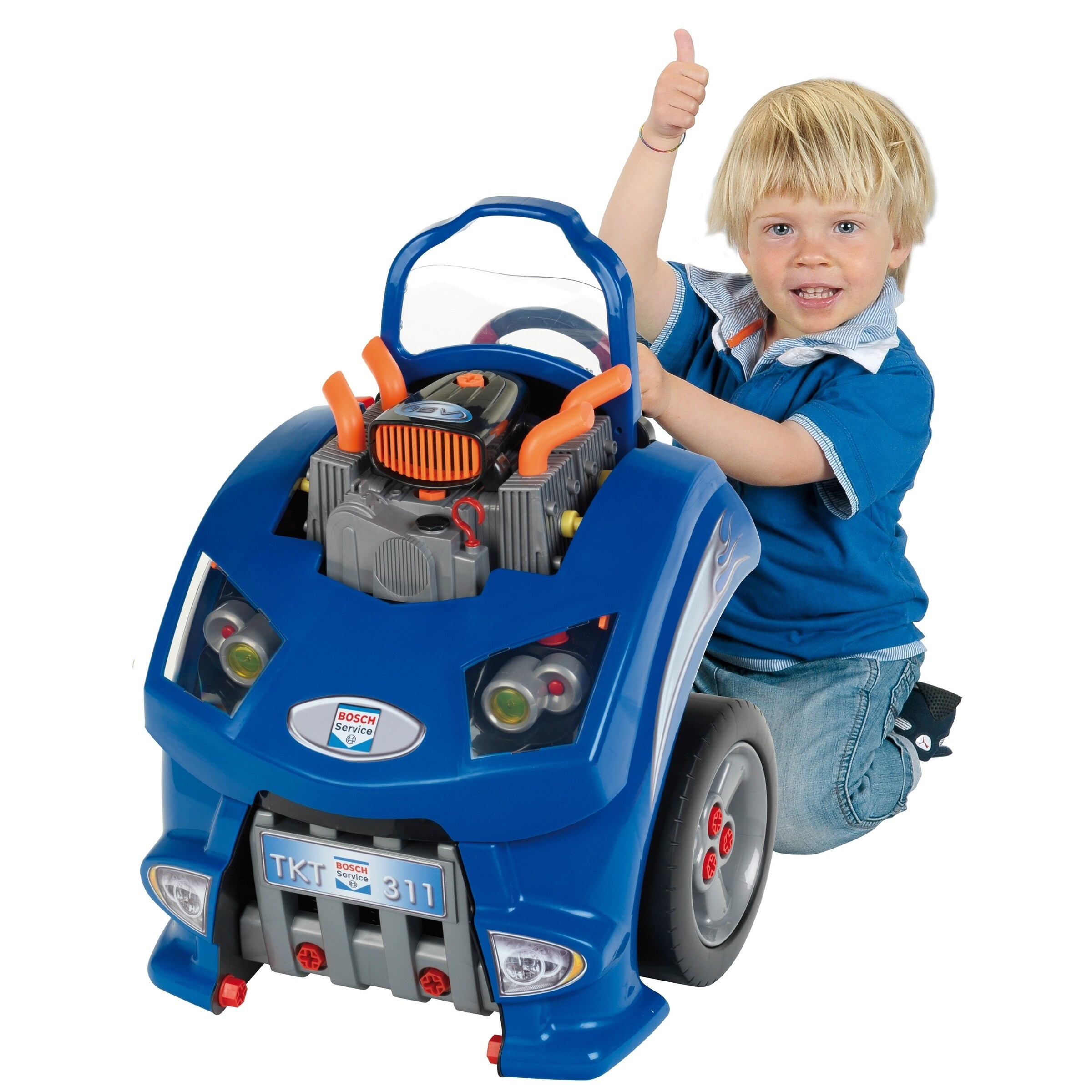 bosch toy service car engine