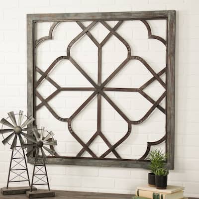 The Gray Barn Jartop Oversized Distressed Wall Decor