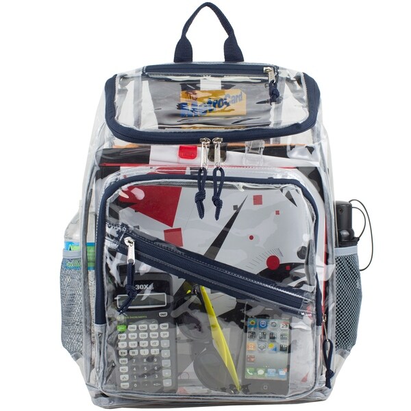 clear rolling backpack