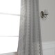 preview thumbnail 8 of 22, Exclusive Fabrics Strasbourg Dot Patterned Faux Linen Sheer Curtain (1 Panel)