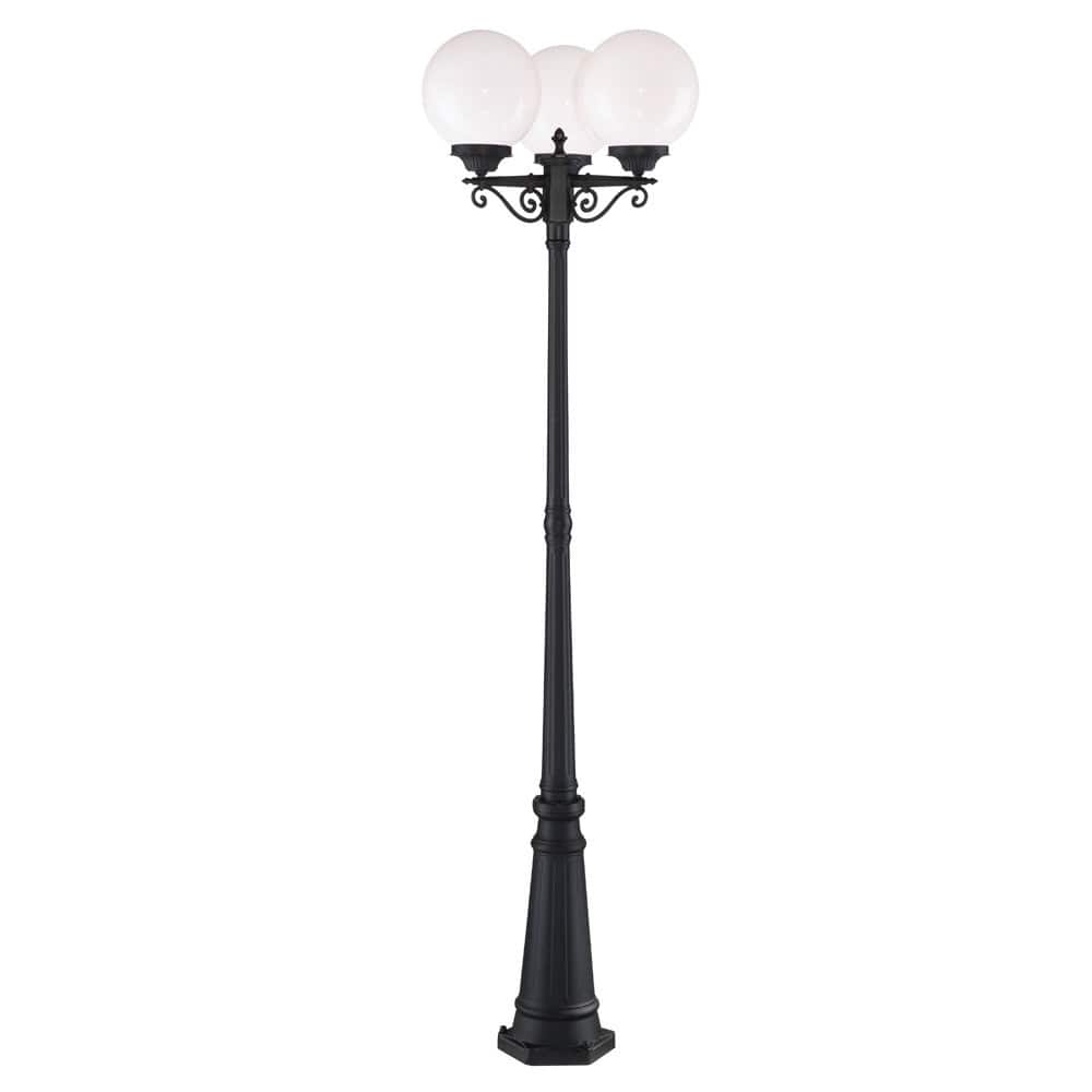 Acclaim Lighting Havana Collection 3-Head Post Combination 3-Light Outdoor Matte Black Post Light