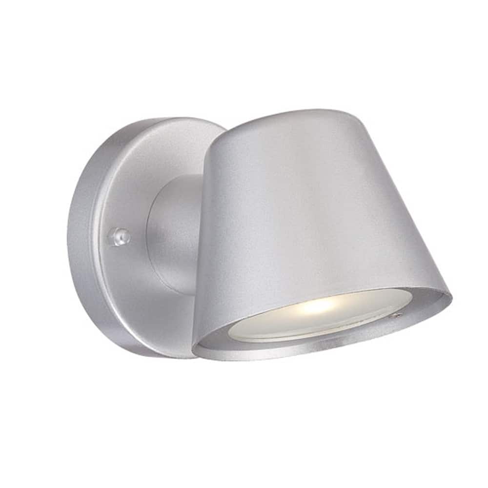 Acclaim Lighting LED Wall Sconces Collection Wall-Mount 1-Light Outdoor Brushed Silver Light Fixture