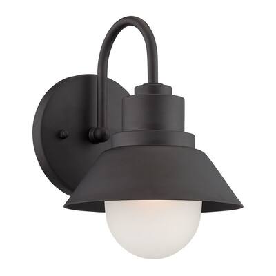 Acclaim Lighting Astro Collection Wall-Mount 1-Light Outdoor Matte Black Light Fixture