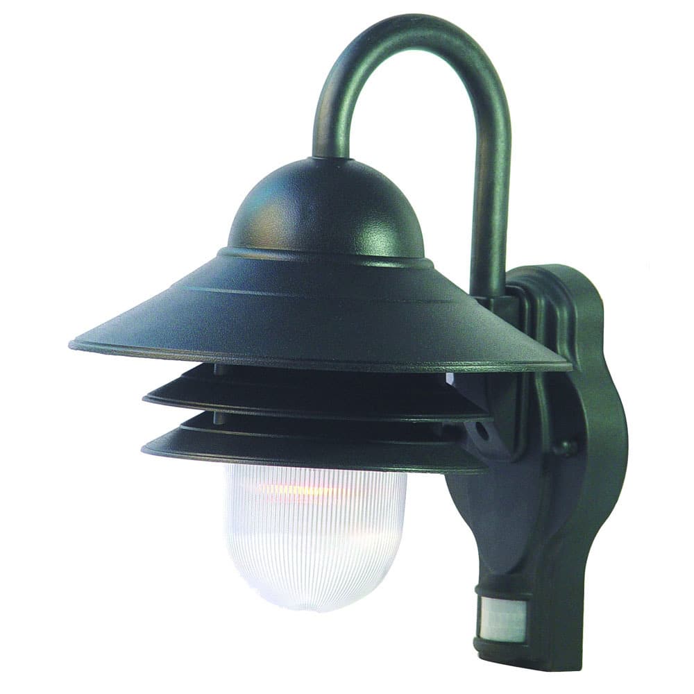 Acclaim Lighting Mariner Collection Wall-Mount 1-Light Outdoor Matte Black Light Fixture