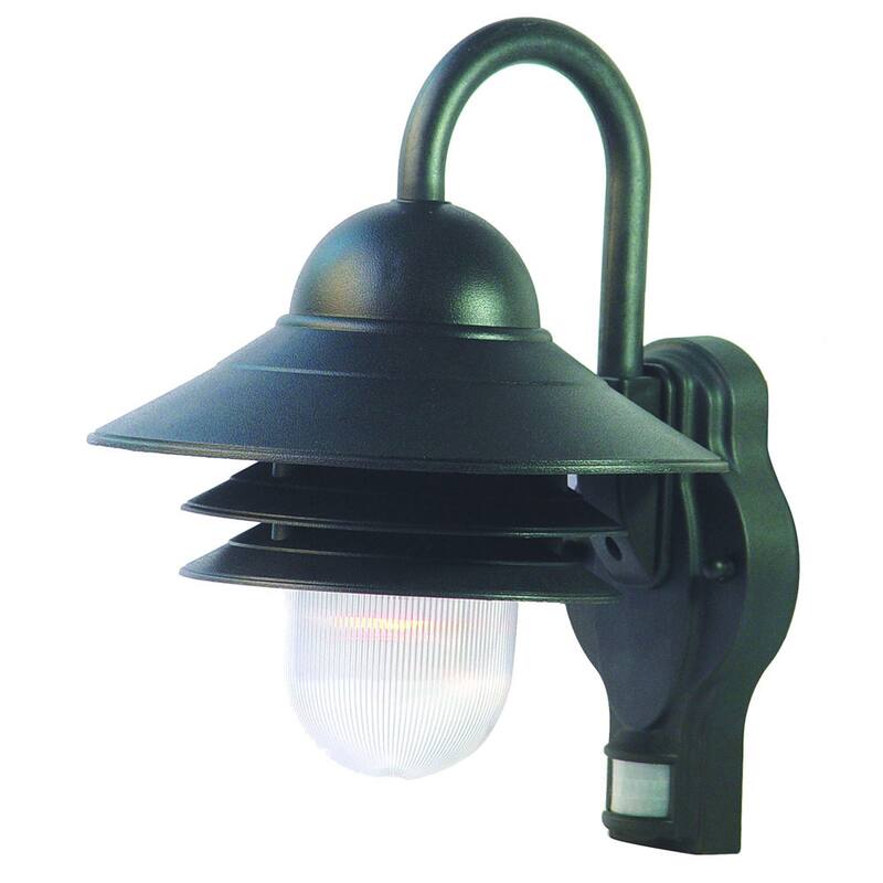 Acclaim Lighting Mariner Collection Wall-Mount 1-Light Outdoor Matte Black Light Fixture