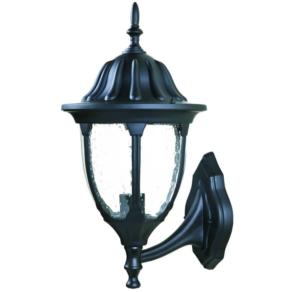 Acclaim Lighting Suffolk Collection Wall-Mount 1-Light Outdoor Matte Black Fixture
