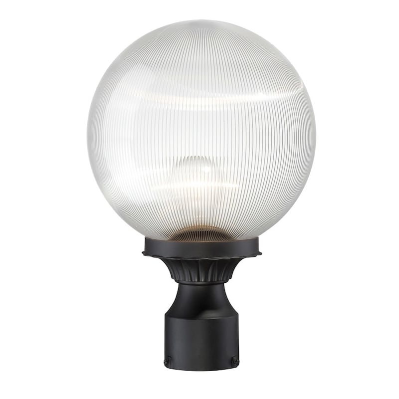 Acclaim Lighting Havana Collection Post-Mount 1-Light Outdoor Matte Black Light Fixture
