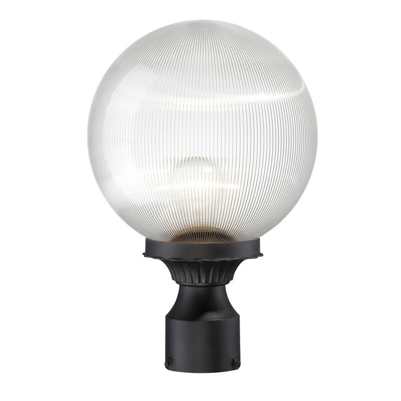 Acclaim Lighting Havana Collection Post-Mount 1-Light Outdoor Matte Black Light Fixture