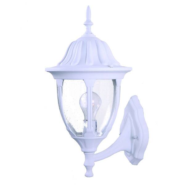 Suffolk 1-Light Textured White Outdoor Post-Mount Fixture Suffolk 1-Light Textured White Outdoor Post-Mount Fixture