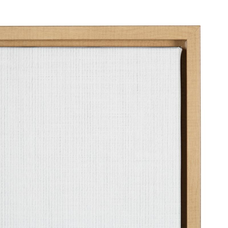 Sylvie Animal Framed Canvas Wall Art by Simon Te Tai, Natural 23x33