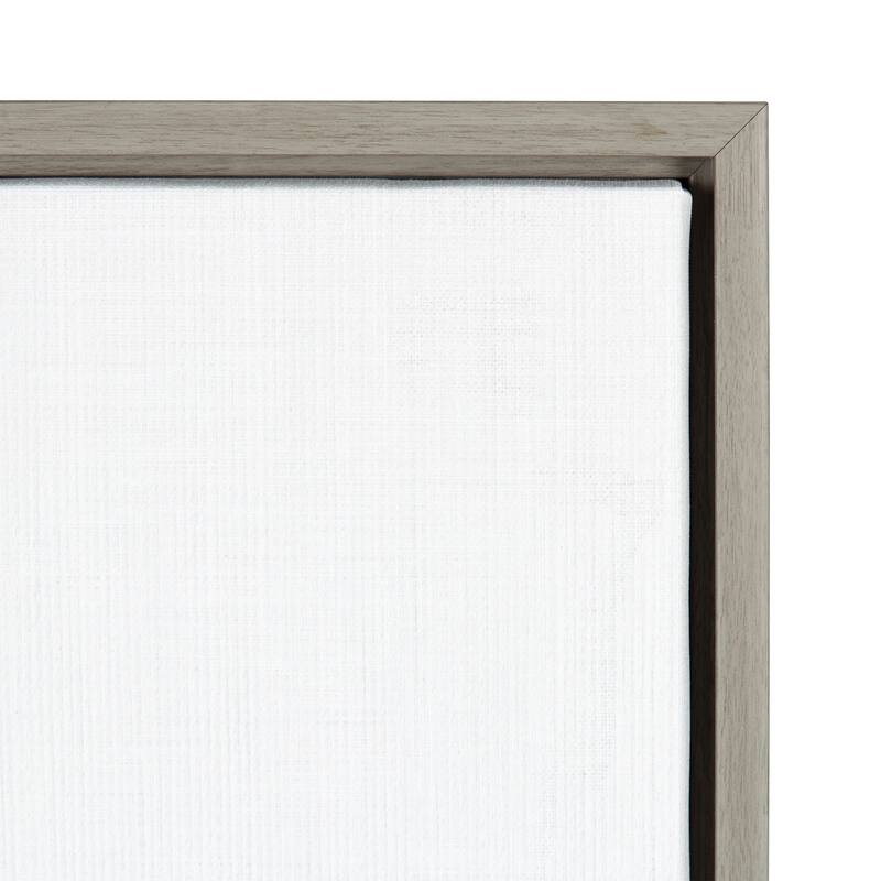 Sylvie Panda Framed Canvas Wall Art by Simon Te Tai, Gray 23x33