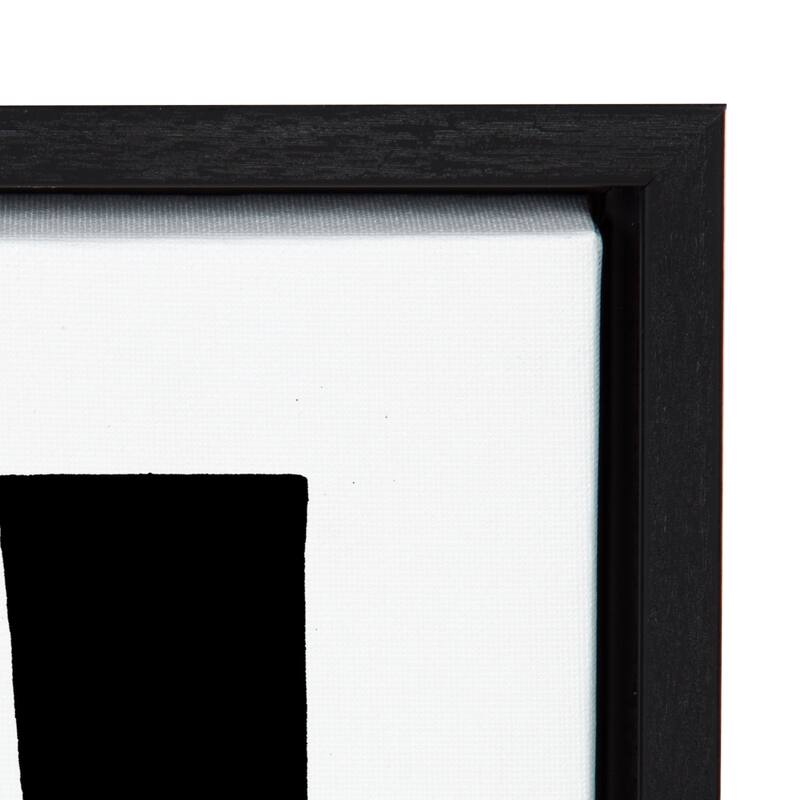 Sylvie Modern Tribal Print Framed Canvas Wall Art by Statement Goods