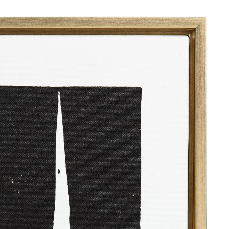 Sylvie Modern Tribal Print Framed Canvas Wall Art by Statement Goods