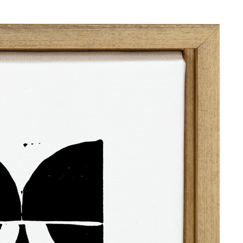 Kate and Laurel Sylvie Modern Circular Canvas by Statement Goods