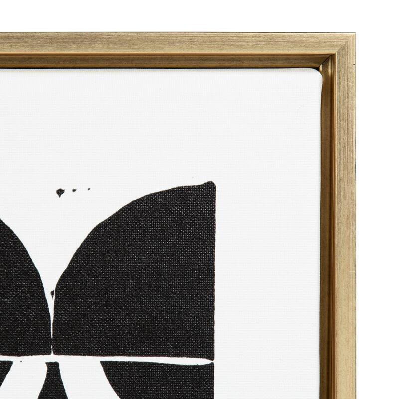Kate and Laurel Sylvie Modern Circular Canvas by Statement Goods