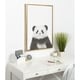 Shop Sylvie Panda Framed Canvas Wall Art by Simon Te Tai, Gold 23x33 ...