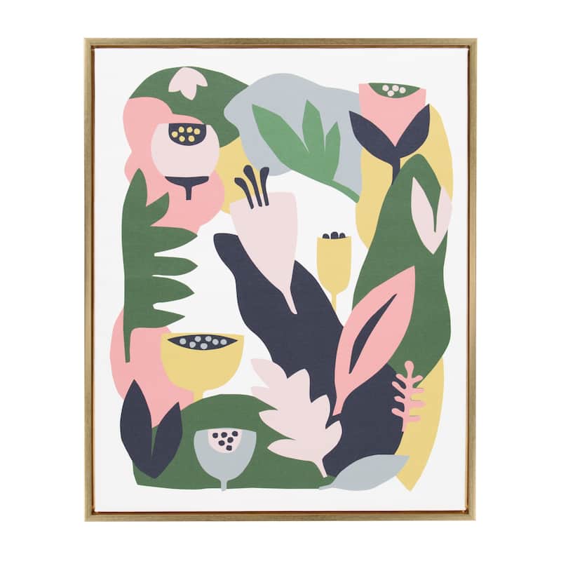 Kate and Laurel Sylvie Myriams Garden Canvas by Myriam VanNeste