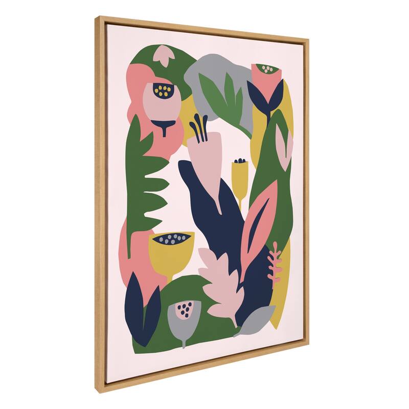 Kate and Laurel Sylvie Myriams Garden Canvas by Myriam VanNeste