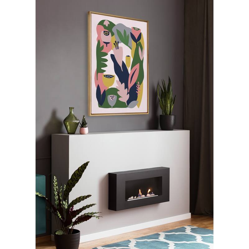 Kate and Laurel Sylvie Myriams Garden Canvas by Myriam VanNeste