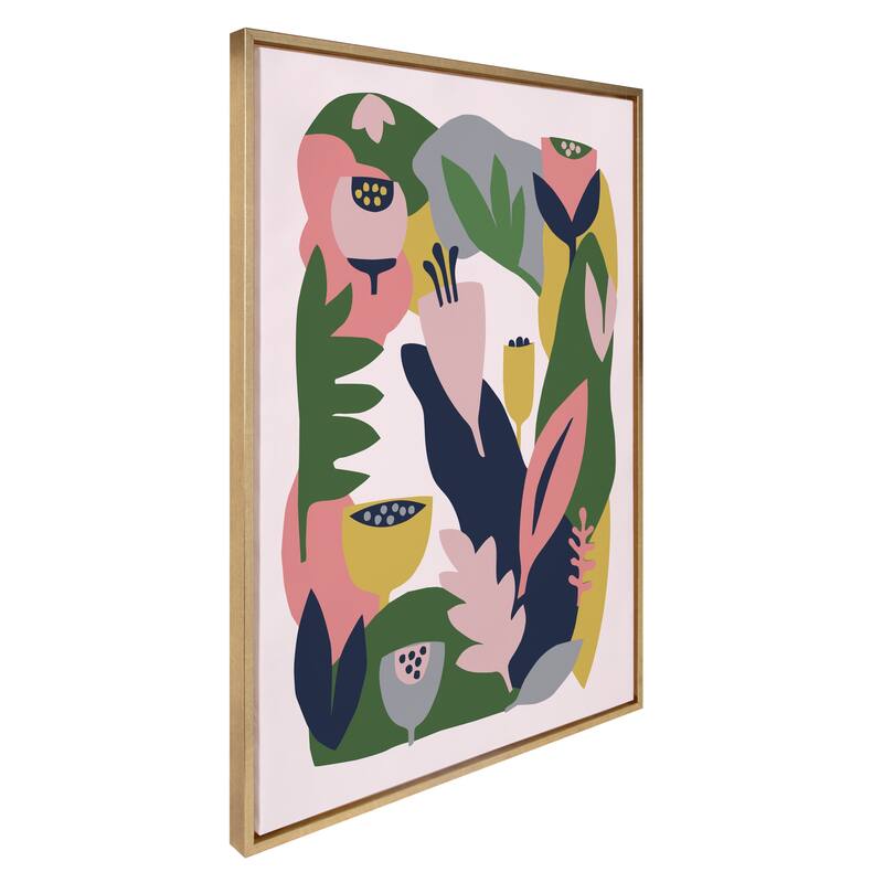Kate and Laurel Sylvie Myriams Garden Canvas by Myriam VanNeste