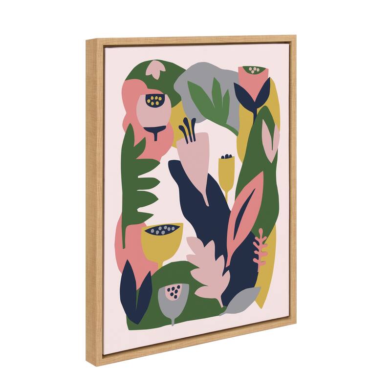 Kate and Laurel Sylvie Myriams Garden Canvas by Myriam VanNeste
