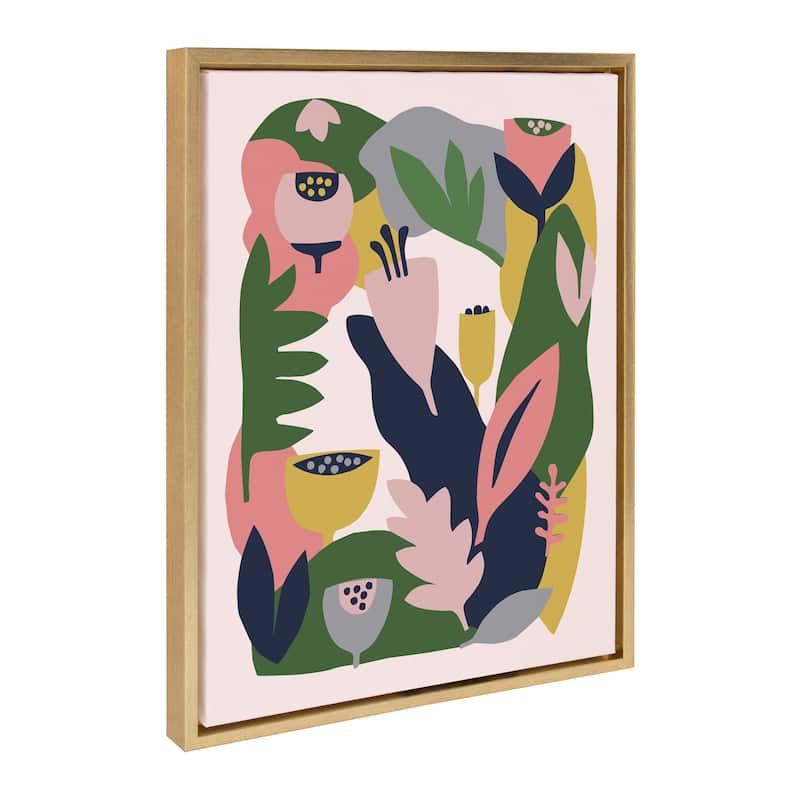 Kate and Laurel Sylvie Myriams Garden Canvas by Myriam VanNeste