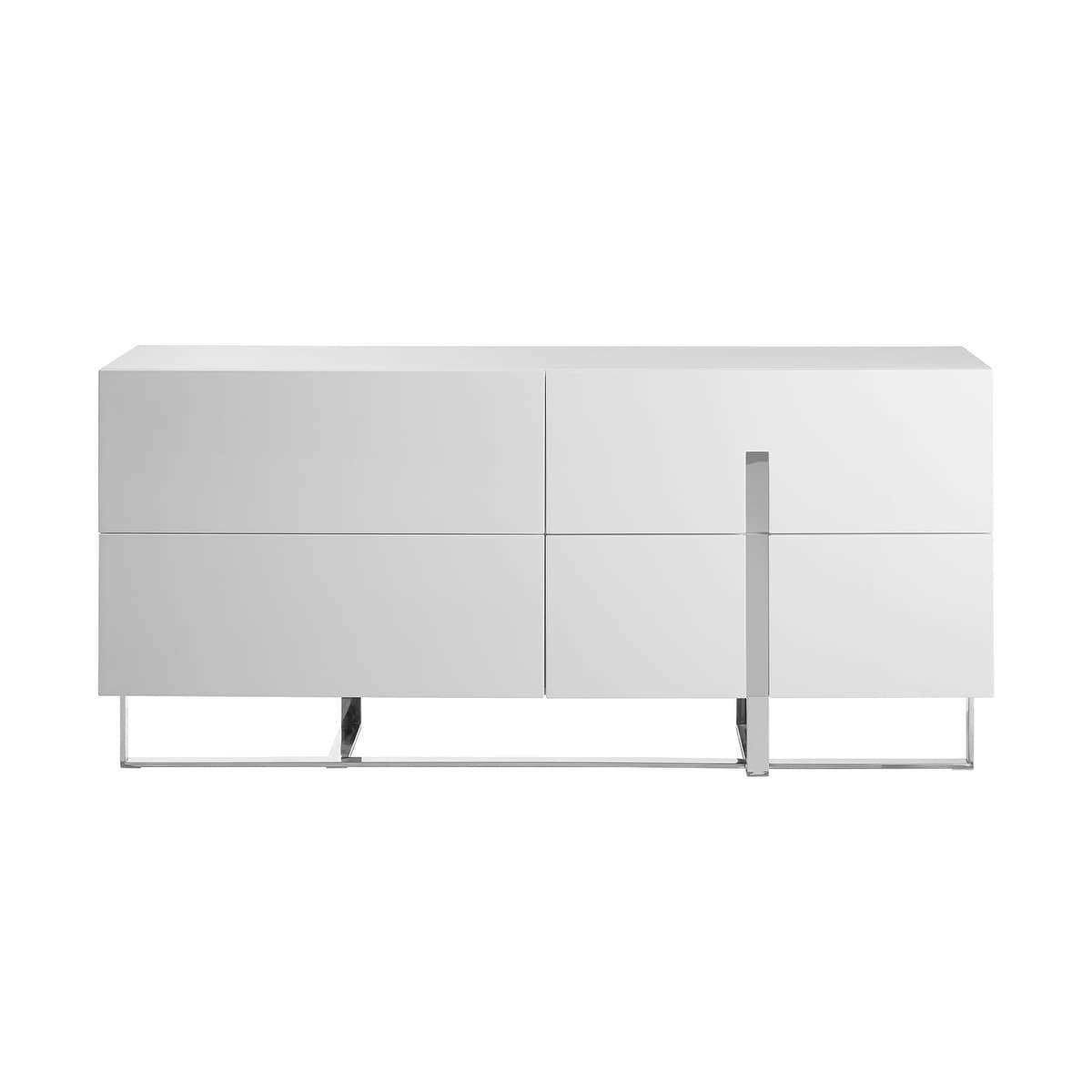 Collins Dresser In High Gloss White Lacquer 19468677 Collins Dresser In High Gloss White