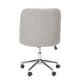 preview thumbnail 6 of 5, SAFAVIEH Evelynn Tufted Chrome Leg Swivel Adjustable Office Chair - 24" x 21.6" x 34.5"