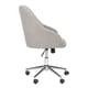 preview thumbnail 4 of 5, SAFAVIEH Evelynn Tufted Chrome Leg Swivel Adjustable Office Chair - 24" x 21.6" x 34.5"