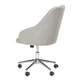 preview thumbnail 5 of 5, SAFAVIEH Evelynn Tufted Chrome Leg Swivel Adjustable Office Chair - 24" x 21.6" x 34.5"