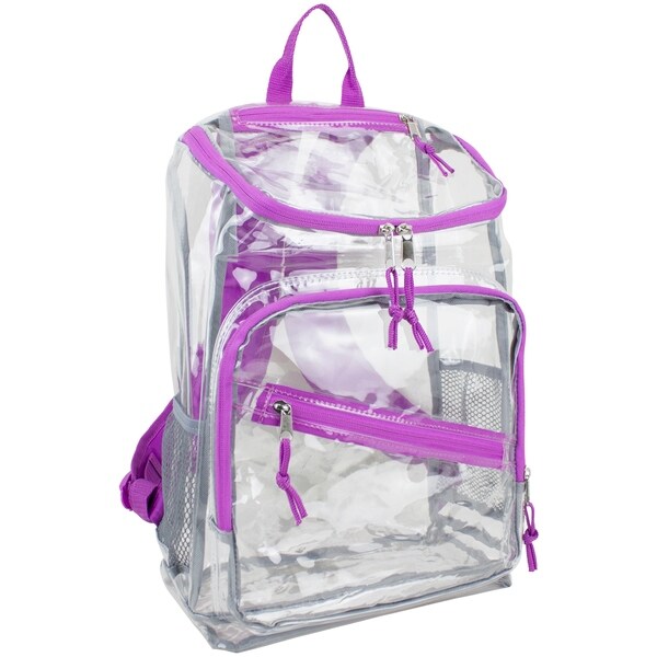 eastsport clear top loader backpack