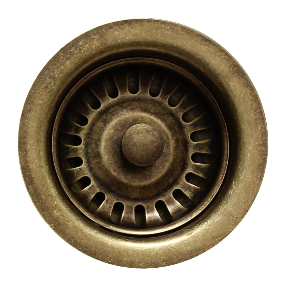 Whitehaus Collection 3 1/2" basket strainer for deep fireclay applications