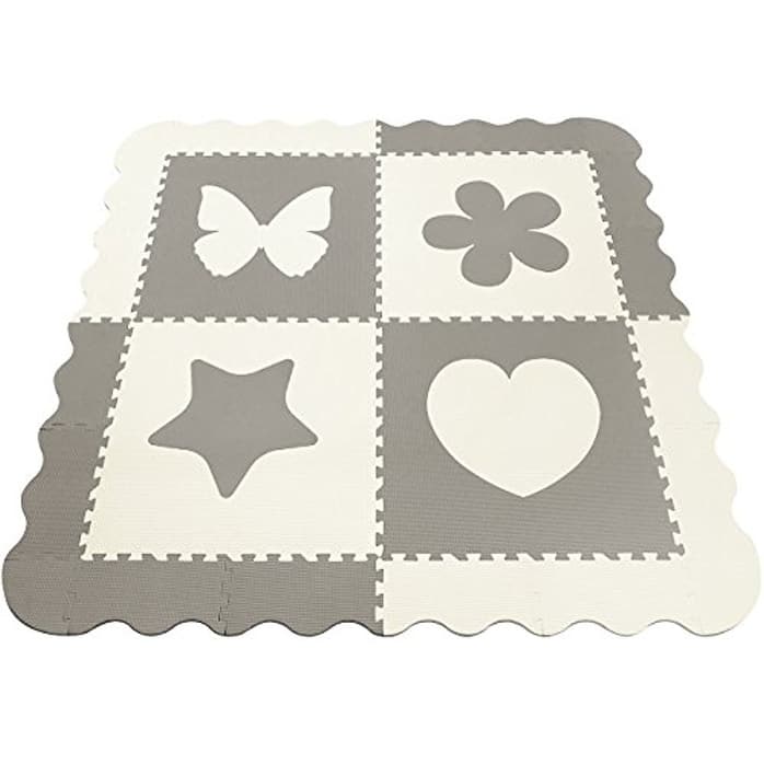 Baby Play Mat Tiles 61" x 61" Extra Large, Non Toxic Foam Puzzle