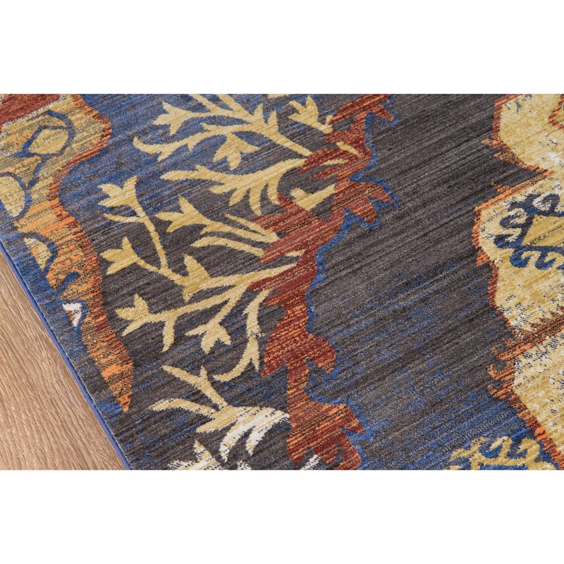 Momeni Cypress Polyester Traditional Medallion Area Rug