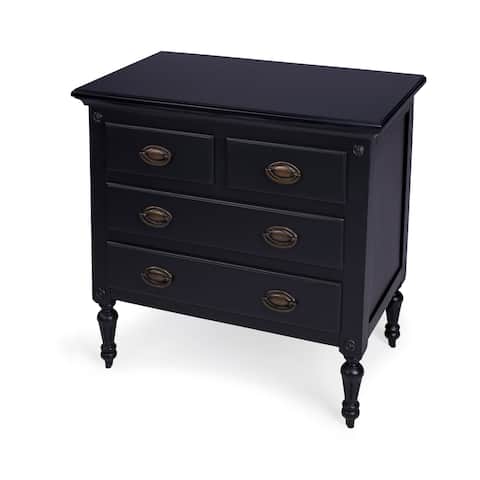 Easterbrook Black 4-Drawer Chest