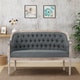 preview thumbnail 13 of 11, Faye Tufted Upholstered Loveseat by Christopher Knight Home