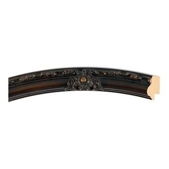 Jefferson Framed Oval Mirror in Rubbed Bronze - Antique Bronze