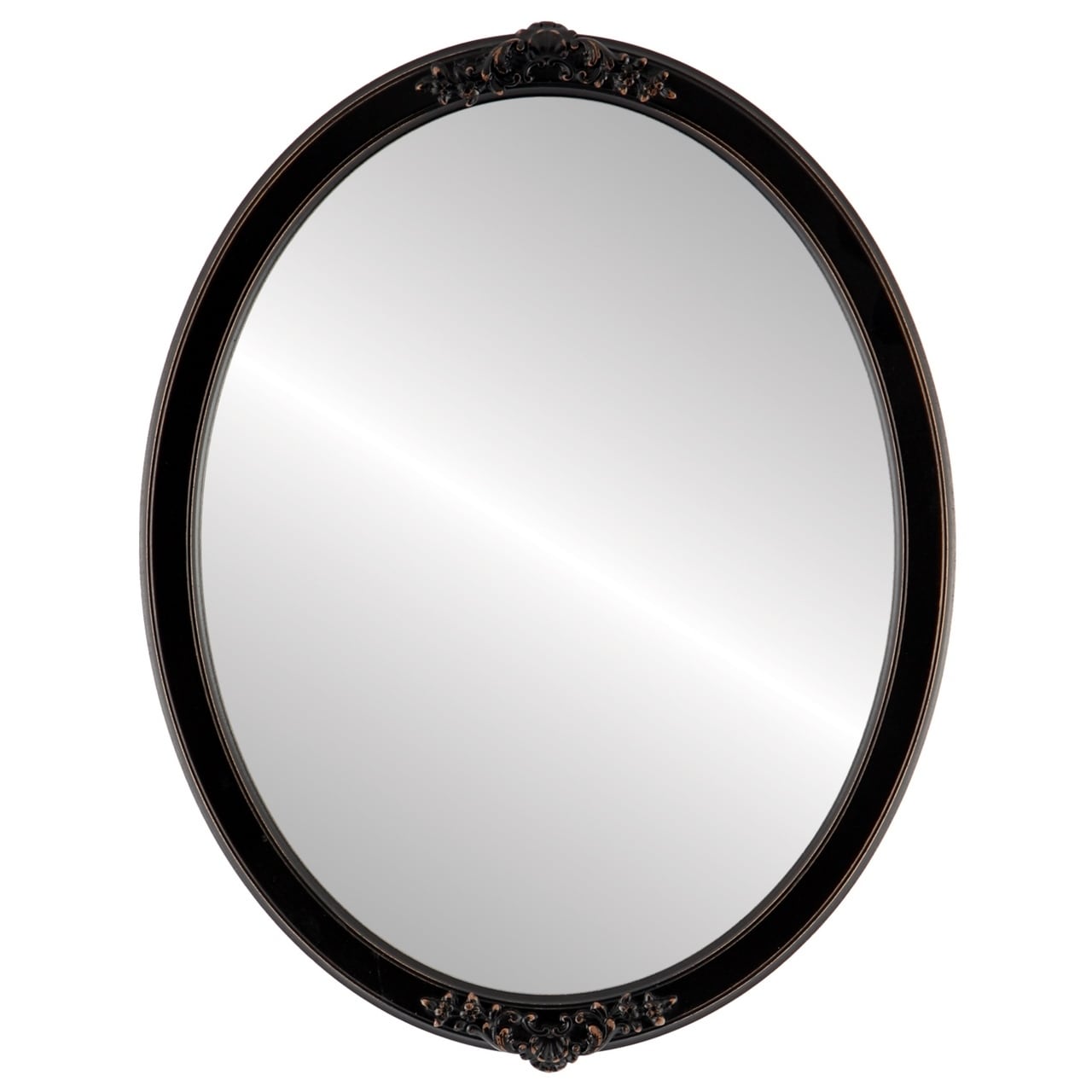 Athena Framed Oval Mirror in Rubbed Bronze Antique Bronze Bed Bath   Beyond 19471317