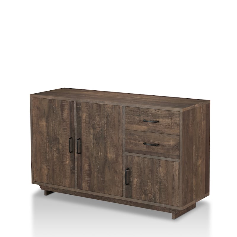 Furniture of America Vell Country Oak 47-inch 2-drawer Rustic Dining Server