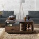 Mailer Rustic Reclaimed Oak Storage Coffee Table by FOA - Thumbnail 1