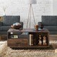 Mailer Rustic Reclaimed Oak Storage Coffee Table by FOA - Thumbnail 0