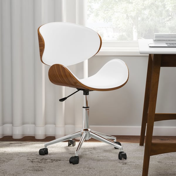 Shop Carson Carrington Sauoarkrokur Black Wood Office Chair On