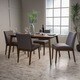 preview thumbnail 5 of 37, Fabrizio Mid-century Modern 5-piece Dining Set by Christopher Knight Home