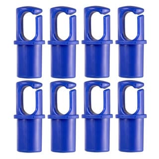 Machrus Upper Bounce Universal Trampoline Pole Cap Fits 1" or 1.5" Diameter Pole - Blue - Set of 8
