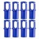 preview thumbnail 1 of 3, Machrus Upper Bounce Universal Trampoline Pole Cap Fits 1" or 1.5" Diameter Pole - Blue - Set of 8